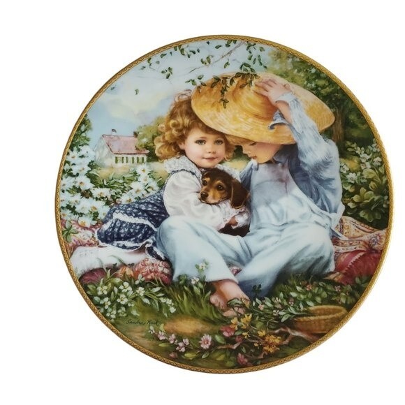 A Time to Love by Sandra Kuck collector plate # 1541A - Picture 1 of 3